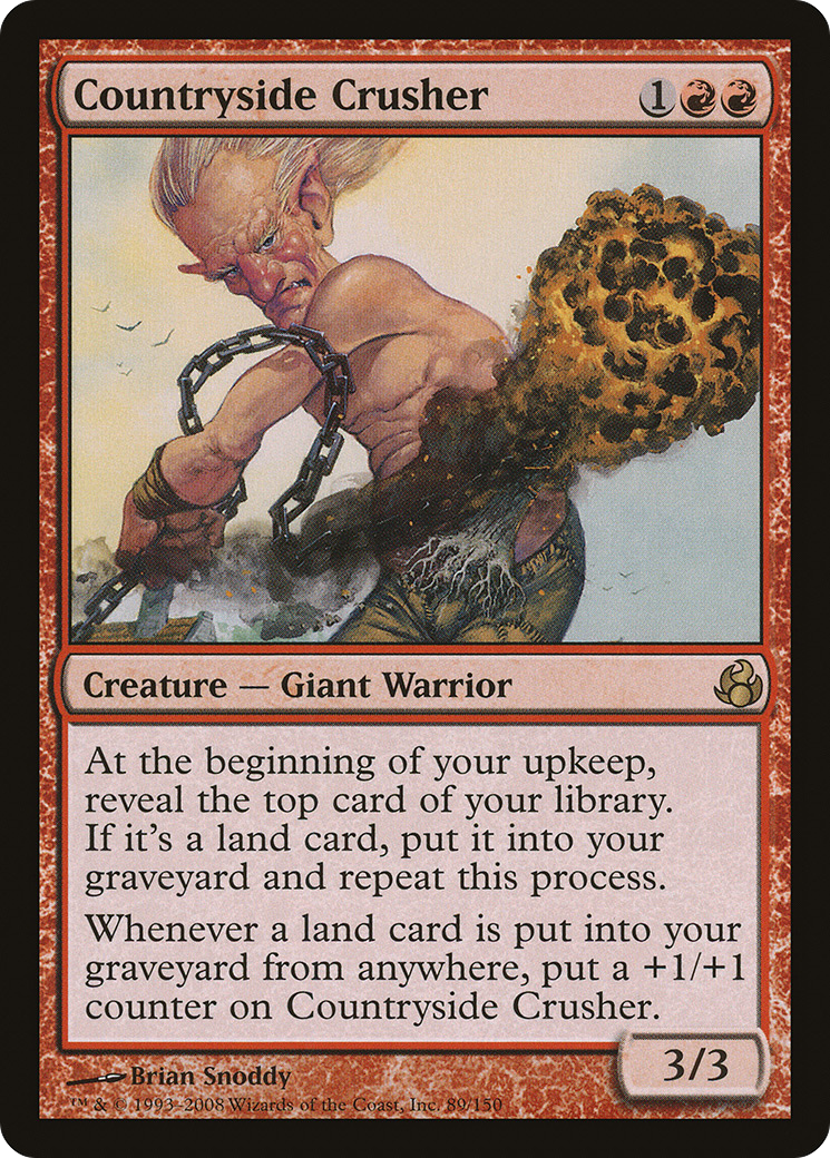 Countryside Crusher (MOR-089) [Morningtide] Foil MTG Single Wizards of the Coast