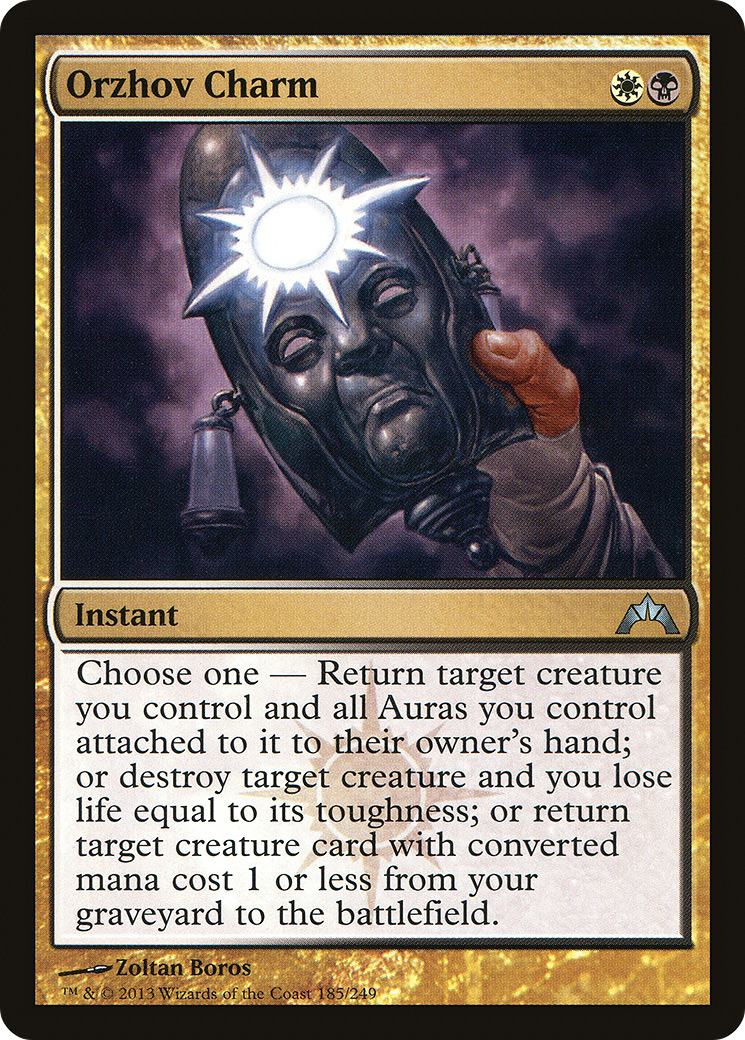 Orzhov Charm (GTC-185) [Gatecrash] Foil MTG Single Wizards of the Coast