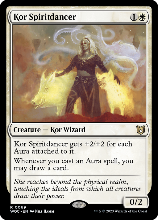 Kor Spiritdancer (WOC-069) [Wilds of Eldraine Commander] MTG Single Wizards of the Coast
