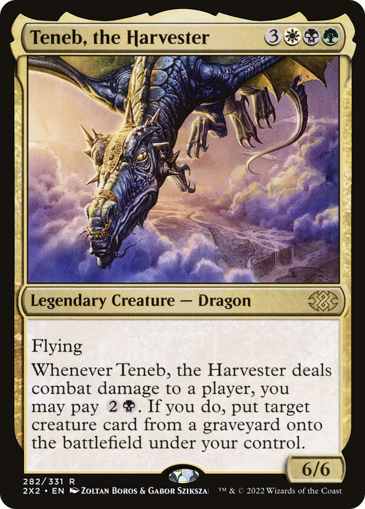 Teneb, the Harvester (2X2-282) [Double Masters 2022] Foil MTG Single Wizards of the Coast