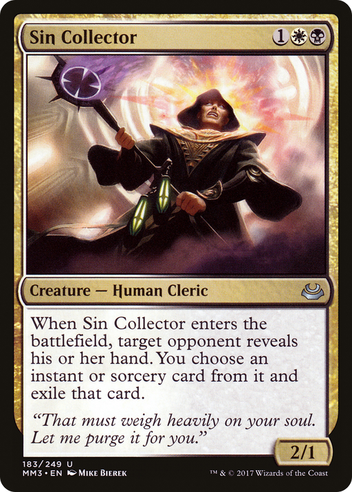 Sin Collector (MM3-183) [Modern Masters 2017] Foil MTG Single Modern Masters 2017