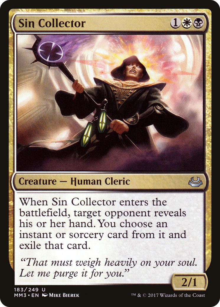 Sin Collector (MM3-183) [Modern Masters 2017] MTG Single Modern Masters 2017