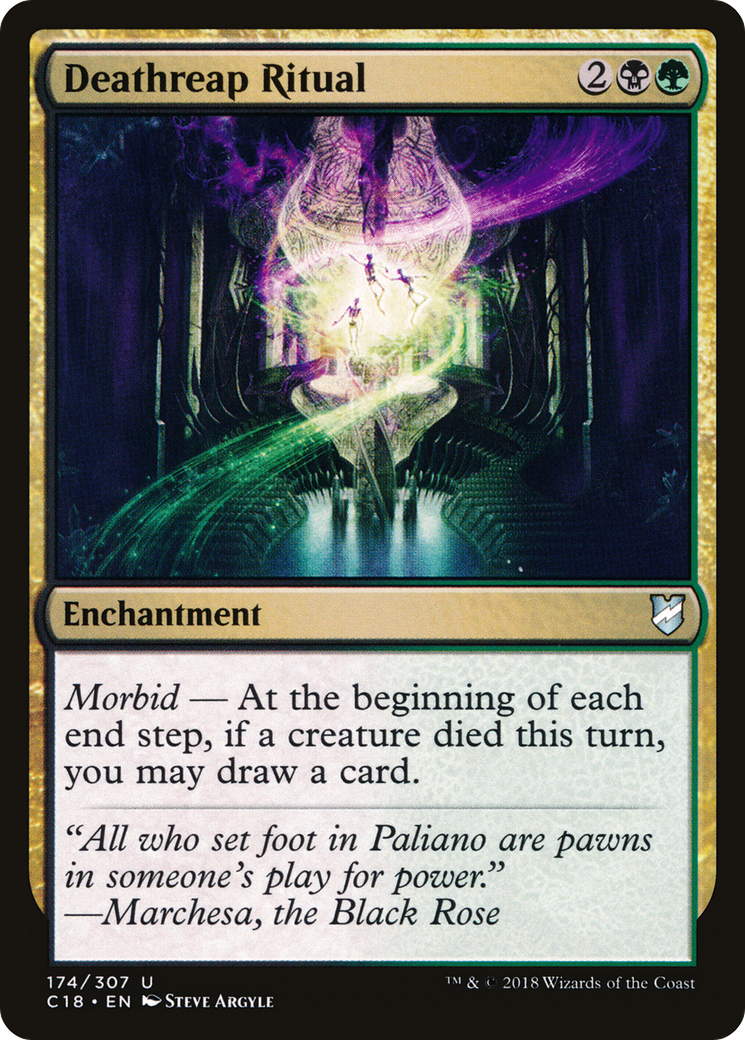 Deathreap Ritual (C18-174) [Commander 2018] MTG Single Wizards of the Coast