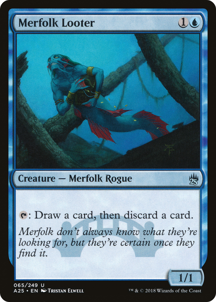 Merfolk Looter (A25-065) [Masters 25] Foil MTG Single Wizards of the Coast