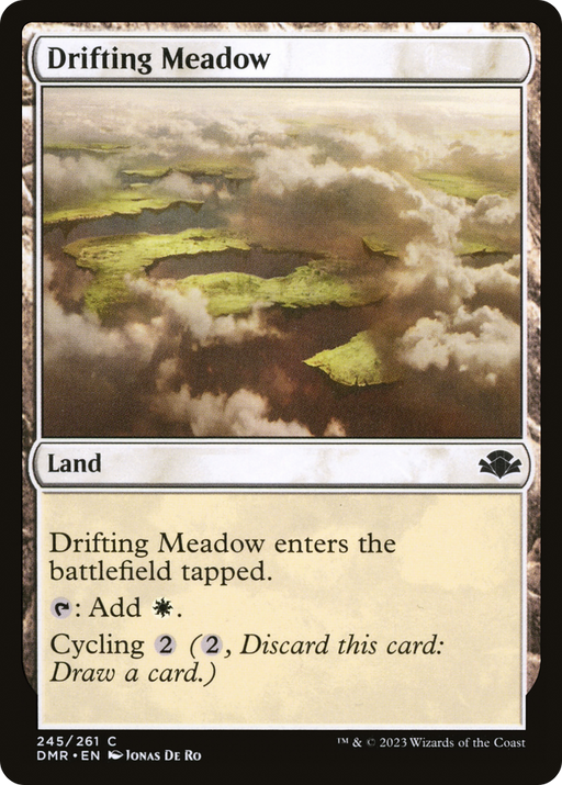 Drifting Meadow (DMR-245) [Dominaria Remastered] Foil MTG Single Wizards of the Coast