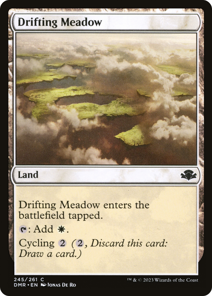 Drifting Meadow (DMR-245) [Dominaria Remastered] MTG Single Wizards of the Coast