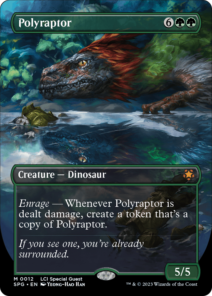 Polyraptor (SPG-012) [Special Guests] (Borderless) Foil MTG Single Wizards of the Coast