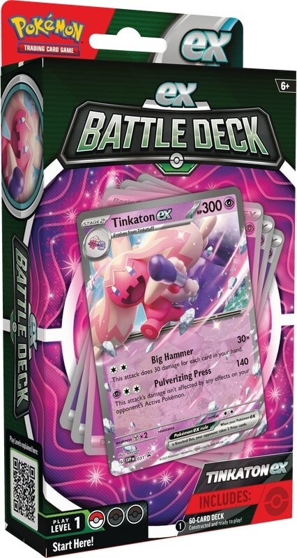 Pokémon Tinkaton ex Battle Deck Pokemon Sealed Pokémon   