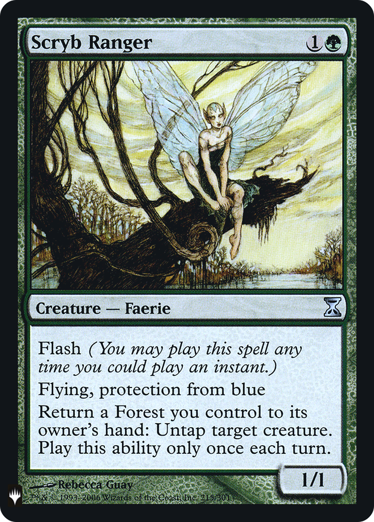 Scryb Ranger (PLST-TSP-215) [Mystery Booster] The List MTG Single Wizards of the Coast