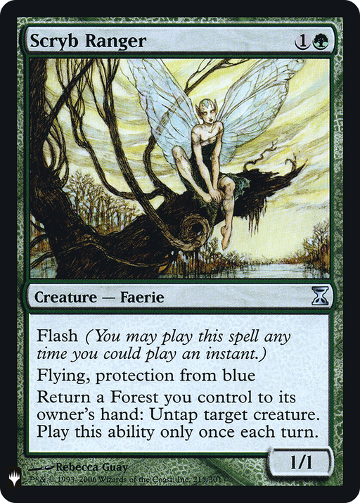 Scryb Ranger (PLST-TSP-215) [Mystery Booster] The List Foil MTG Single Wizards of the Coast