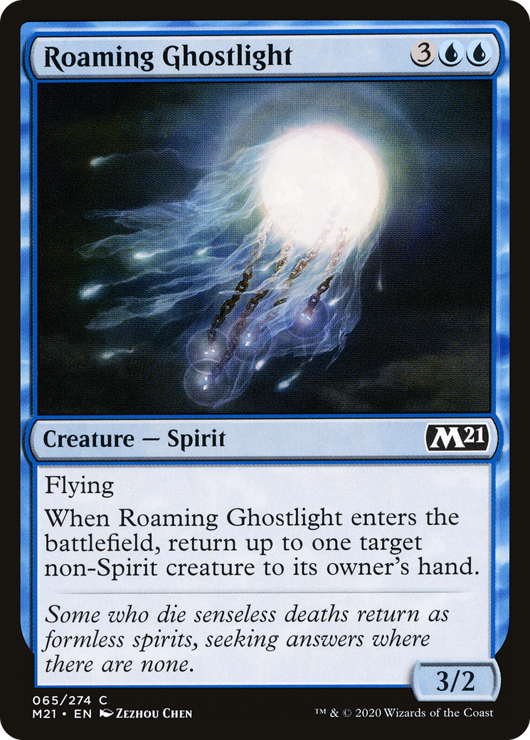 Roaming Ghostlight (M21-065) [Core Set 2021] Foil MTG Single Wizards of the Coast