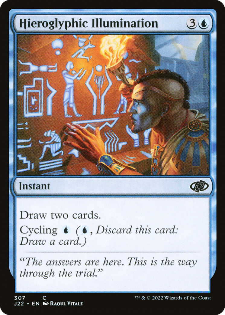Hieroglyphic Illumination (J22-307) [Jumpstart 2022] MTG Single Wizards of the Coast