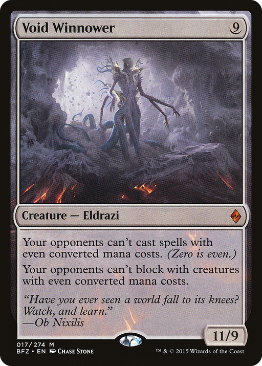 Void Winnower (BFZ-017) [Battle for Zendikar] MTG Single Wizards of the Coast