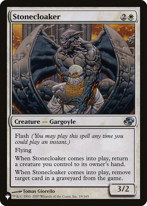 Stonecloaker (LIST-PLC-19) [Mystery Booster] The List MTG Single Wizards of the Coast