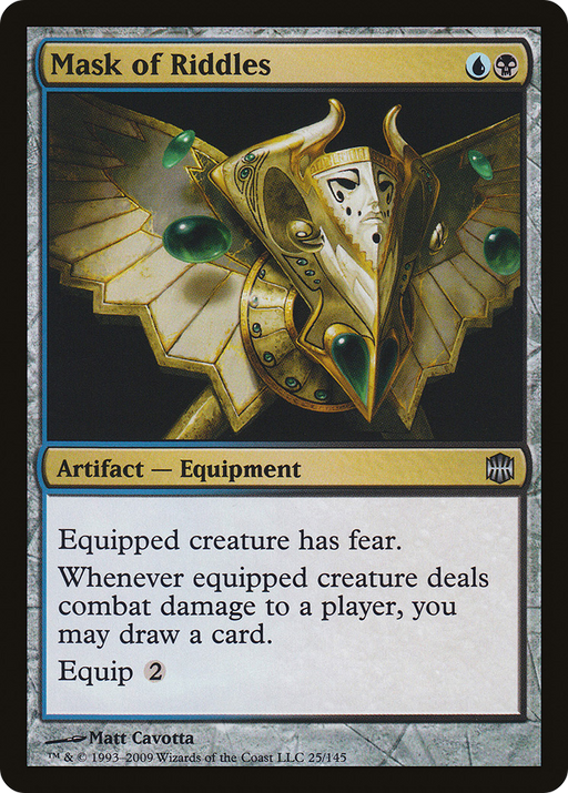 Mask of Riddles (ARB-025) [Alara Reborn] MTG Single Wizards of the Coast