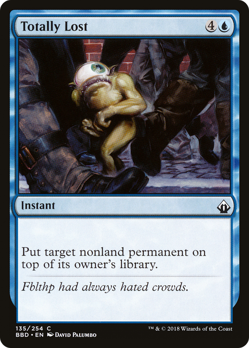Totally Lost (BBD-135) [Battlebond] Foil MTG Single Wizards of the Coast