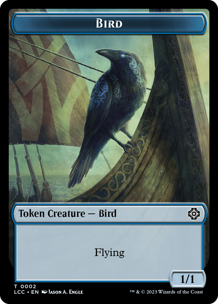Bird (TLCC-002) [Tokens] The Lost Caverns of Ixalan Commander Tokens Foil MTG Single Wizards of the Coast
