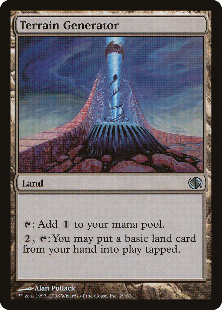 Terrain Generator (DD2-029) [Misc] Duel Decks: Jace vs. Chandra MTG Single Wizards of the Coast