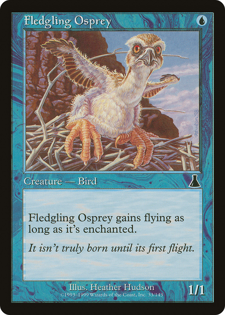 Fledgling Osprey (UDS-033) [Urza's Destiny] MTG Single Wizards of the Coast