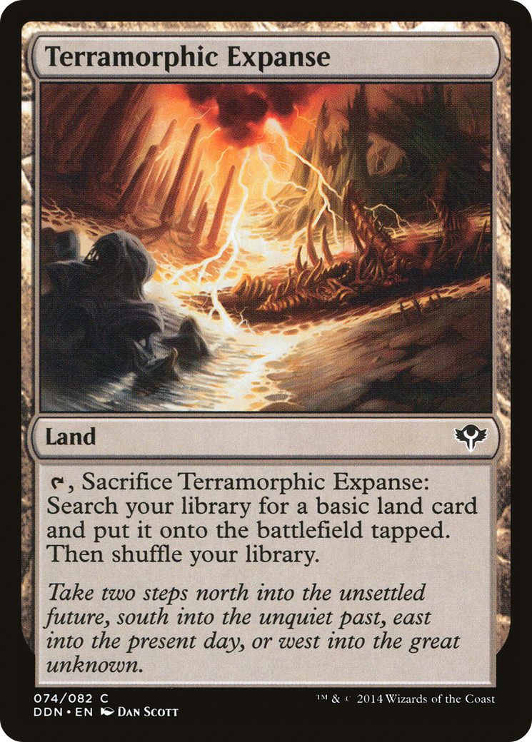 Terramorphic Expanse (DDN-074) [Misc] Duel Decks: Speed vs. Cunning MTG Single Wizards of the Coast