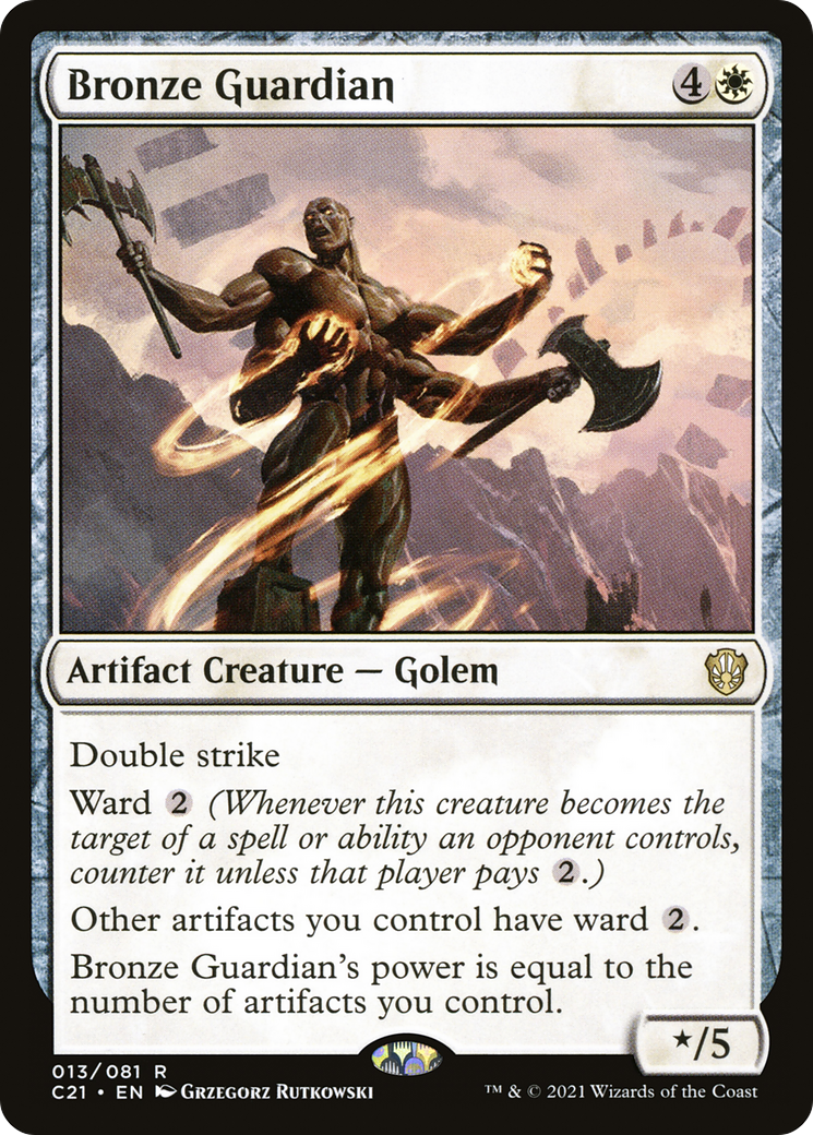 Bronze Guardian (C21-013) [Commander 2021] MTG Single Wizards of the Coast