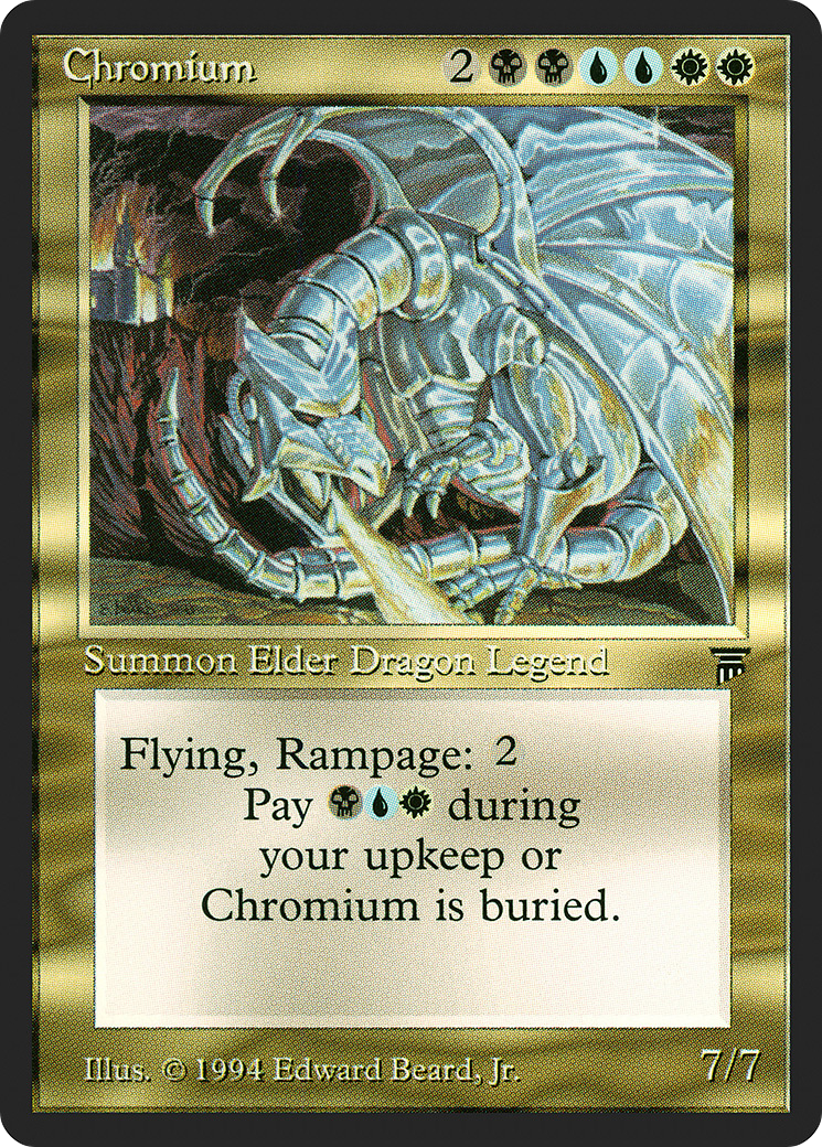 Chromium (LEG-) [Oldschool] Legends MTG Single Wizards of the Coast