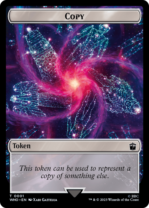 Copy (TWHO-001) [Tokens] Doctor Who Tokens Foil MTG Single Wizards of the Coast