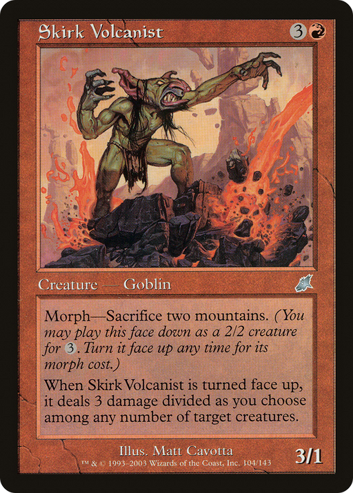 Skirk Volcanist (SCG-104) [Scourge] MTG Single Wizards of the Coast