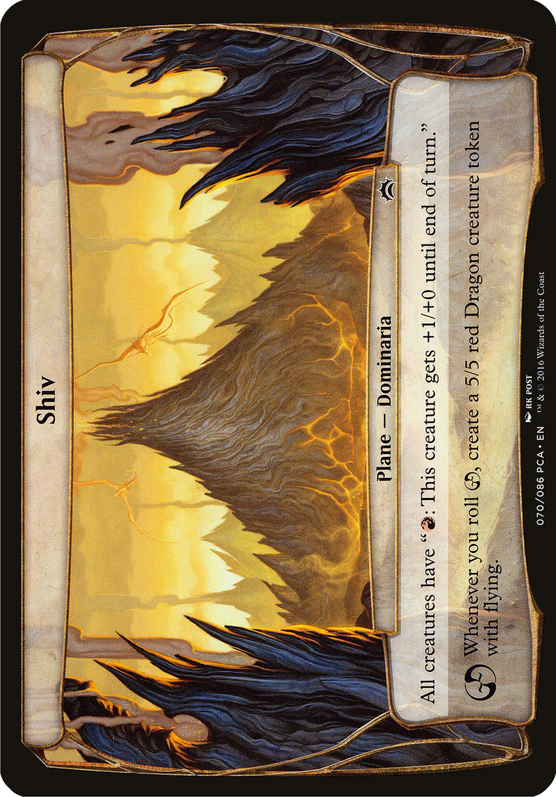 Shiv (Planechase Anthology) (OVER-) [Oversized] Planechase Anthology Planes MTG Single Wizards of the Coast