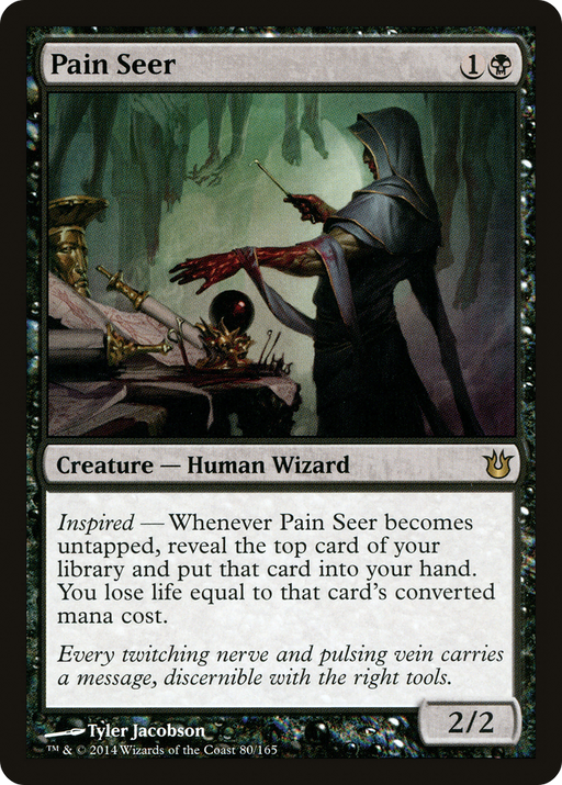 Pain Seer (BNG-080) [Born of the Gods] MTG Single Wizards of the Coast