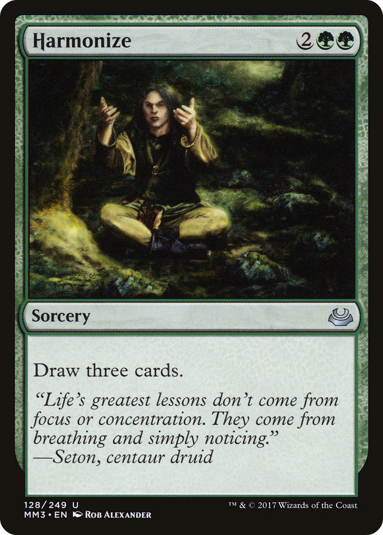 Harmonize (MM3-128) [Modern Masters 2017] MTG Single Modern Masters 2017