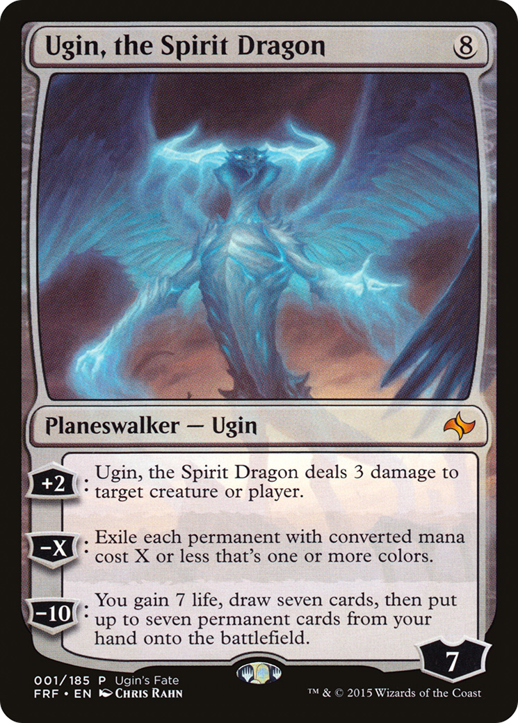 Ugin, the Spirit Dragon (FRF_UGIN-001) [Ugin's Fate] MTG Single Wizards of the Coast