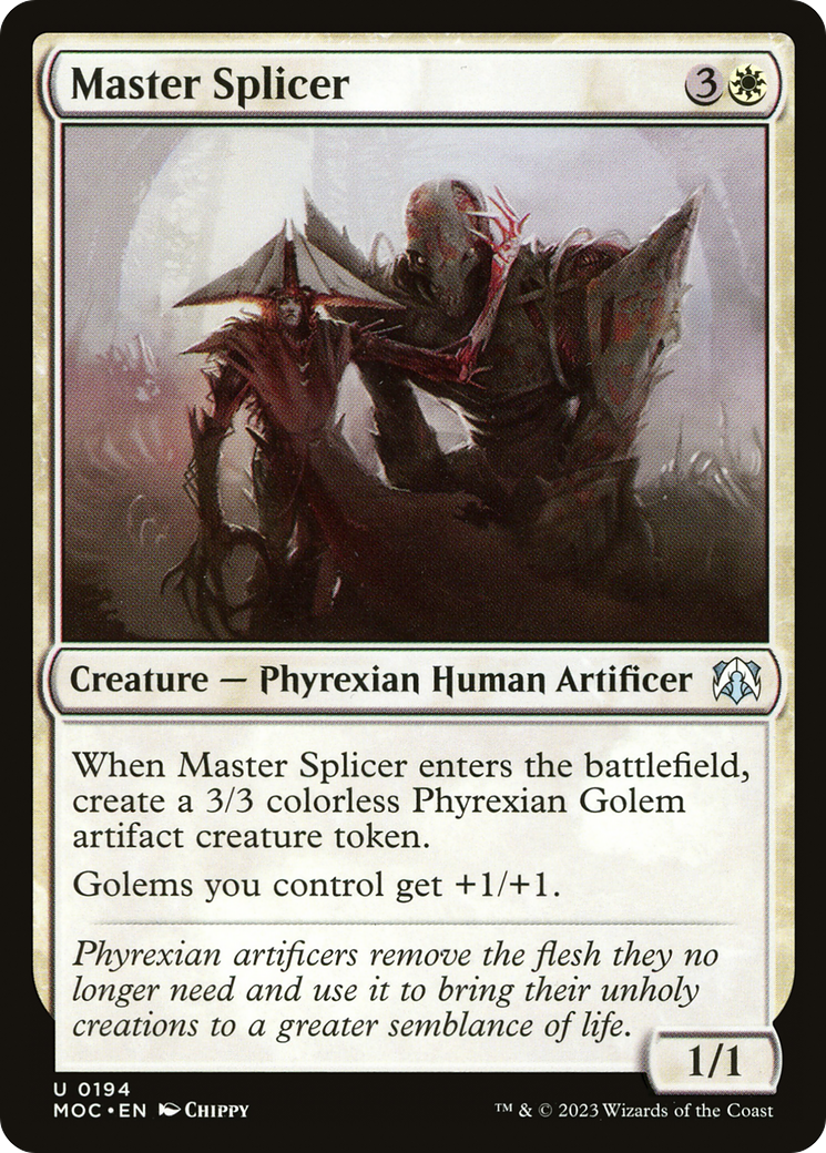 Master Splicer (MOC-194) [March of the Machine Commander] MTG Single Wizards of the Coast