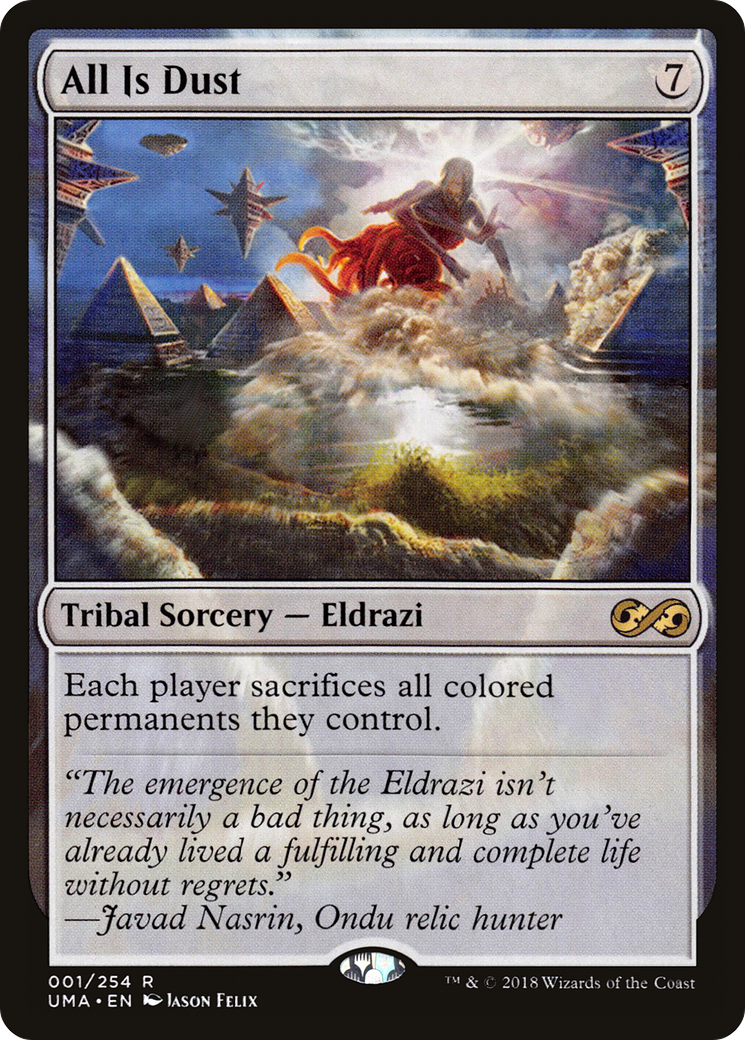 All Is Dust (UMA-001) [Ultimate Masters] Foil MTG Single Wizards of the Coast