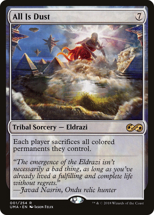 All Is Dust (UMA-001) [Ultimate Masters] Foil MTG Single Wizards of the Coast