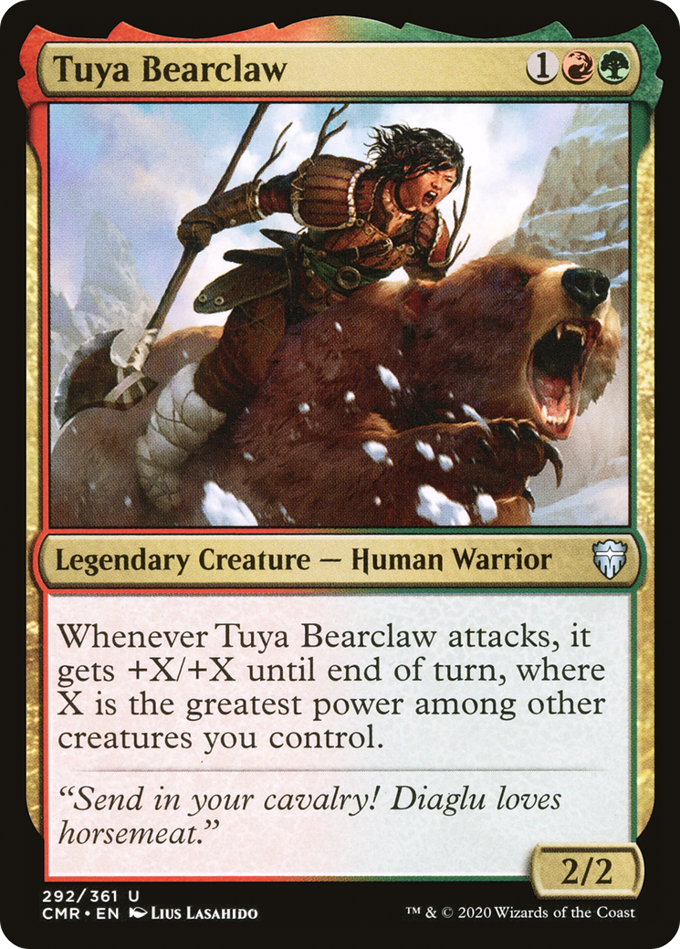 Tuya Bearclaw (CMR-292) [Commander Legends] Foil MTG Single Wizards of the Coast