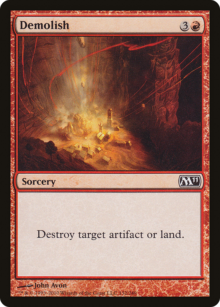 Demolish (M11-132) [Magic 2011] Foil MTG Single Wizards of the Coast
