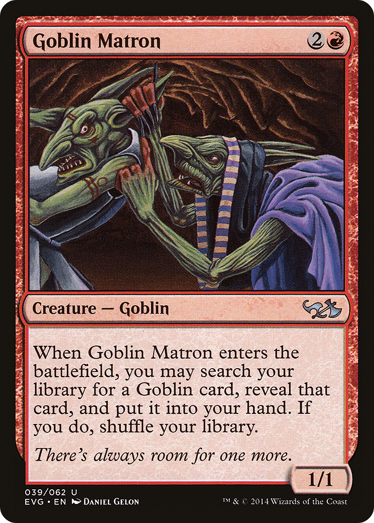 Goblin Matron (DD3-) [Misc] Duel Decks Anthology: Elves vs. Goblins MTG Single Wizards of the Coast