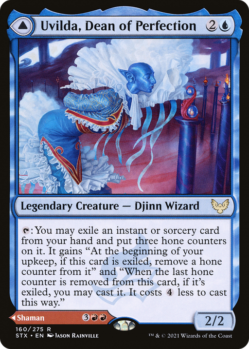 Uvilda, Dean of Perfection (STX-160) [Strixhaven: School of Mages] Foil MTG Single Wizards of the Coast