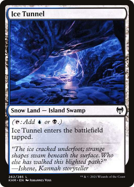 Ice Tunnel (KHM-262) [Kaldheim] Foil MTG Single Wizards of the Coast
