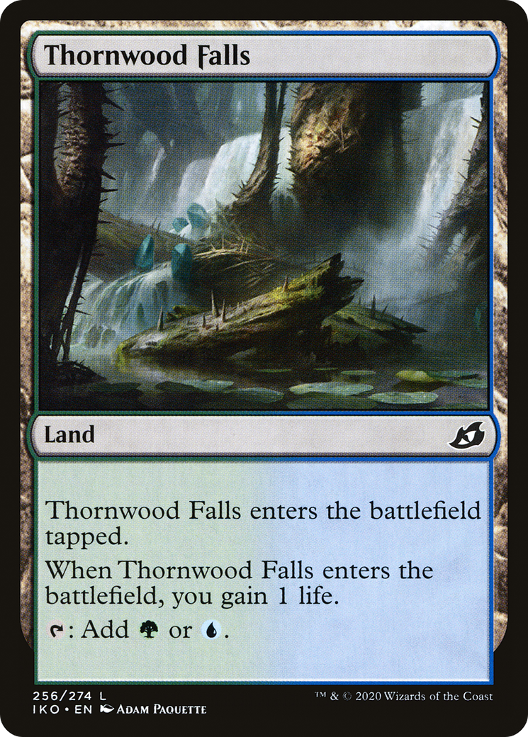 Thornwood Falls (IKO-256) [Ikoria: Lair of Behemoths] MTG Single Wizards of the Coast