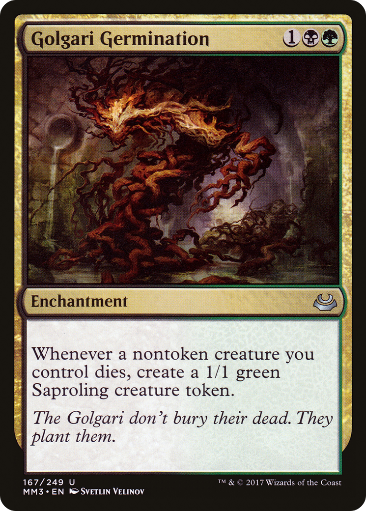 Golgari Germination (MM3-167) [Modern Masters 2017] MTG Single Modern Masters 2017