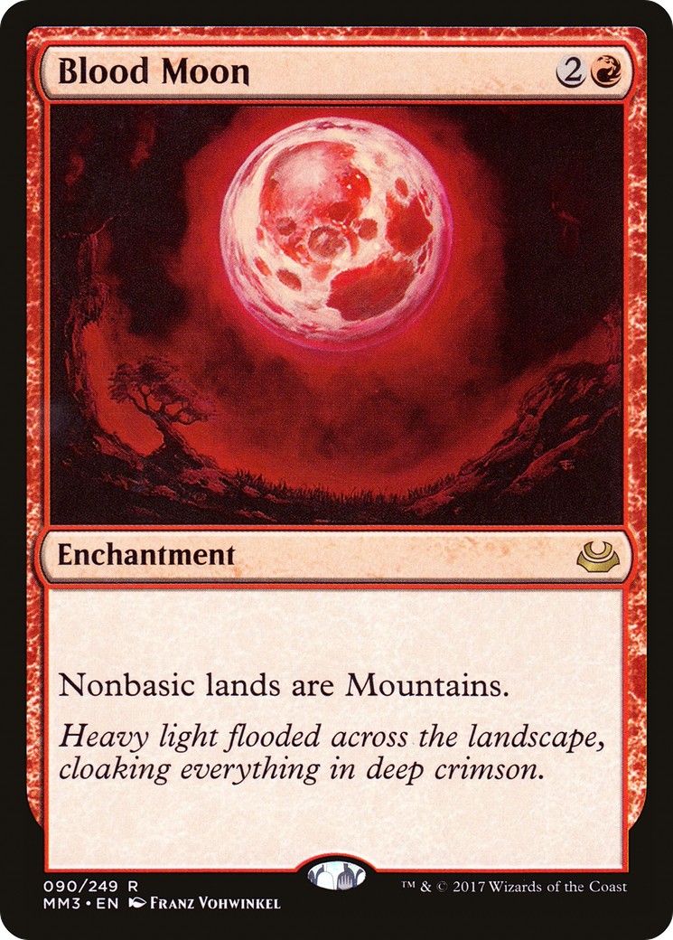 Blood Moon (MM3-090) [Modern Masters 2017] MTG Single Wizards of the Coast