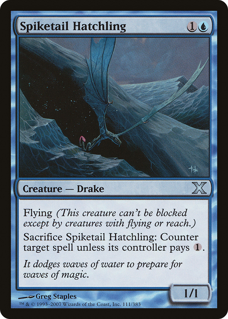 Spiketail Hatchling (10E-111) [Tenth Edition] MTG Single Wizards of the Coast