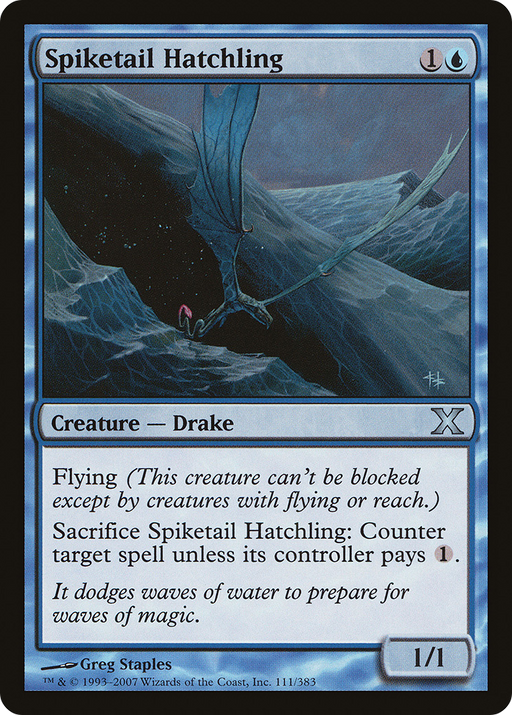 Spiketail Hatchling (10E-111) [Tenth Edition] MTG Single Wizards of the Coast