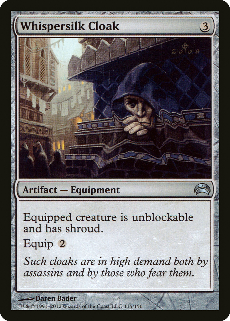Whispersilk Cloak (PC2-115) [Misc] Planechase 2012 Foil MTG Single Wizards of the Coast