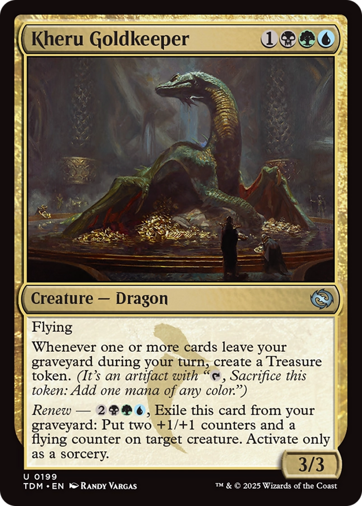 Kheru Goldkeeper (TDM-199) [Tarkir: Dragonstorm] Foil MTG Single Wizards of the Coast