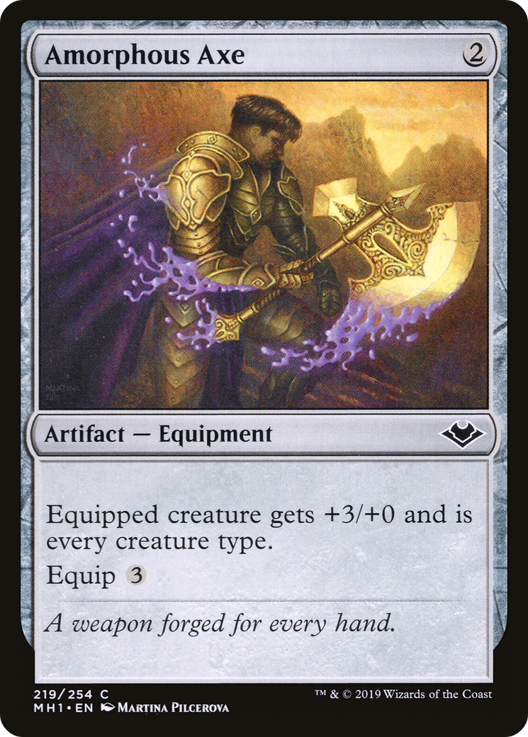 Amorphous Axe (MH1-219) [Modern Horizons] Foil MTG Single Wizards of the Coast