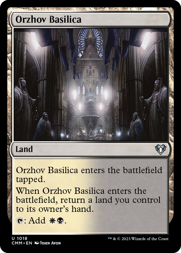 Orzhov Basilica (CMM-1018) [Commander Masters] MTG Single Wizards of the Coast