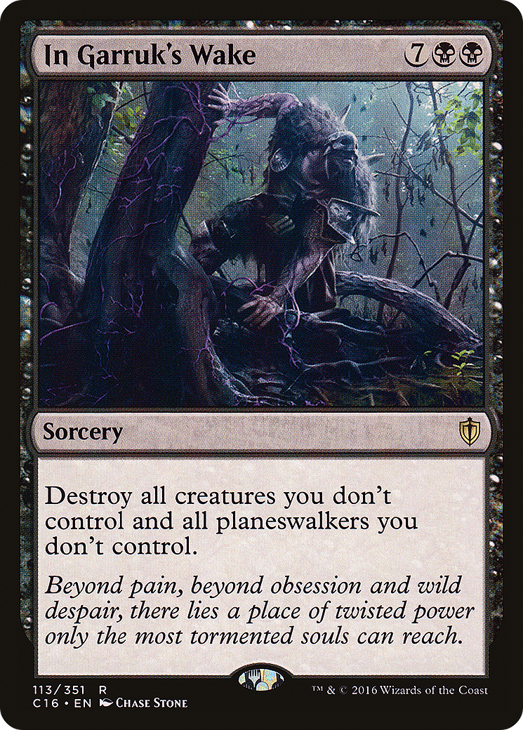 In Garruk's Wake (C16-113) [Commander 2016] MTG Single Wizards of the Coast